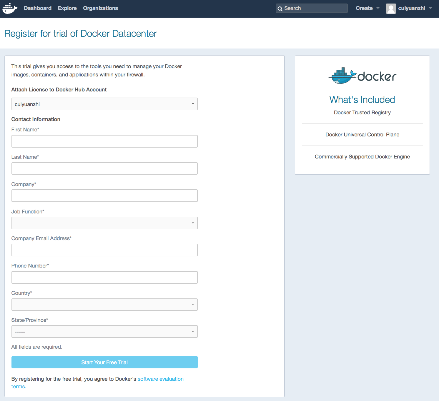 docker datacenter