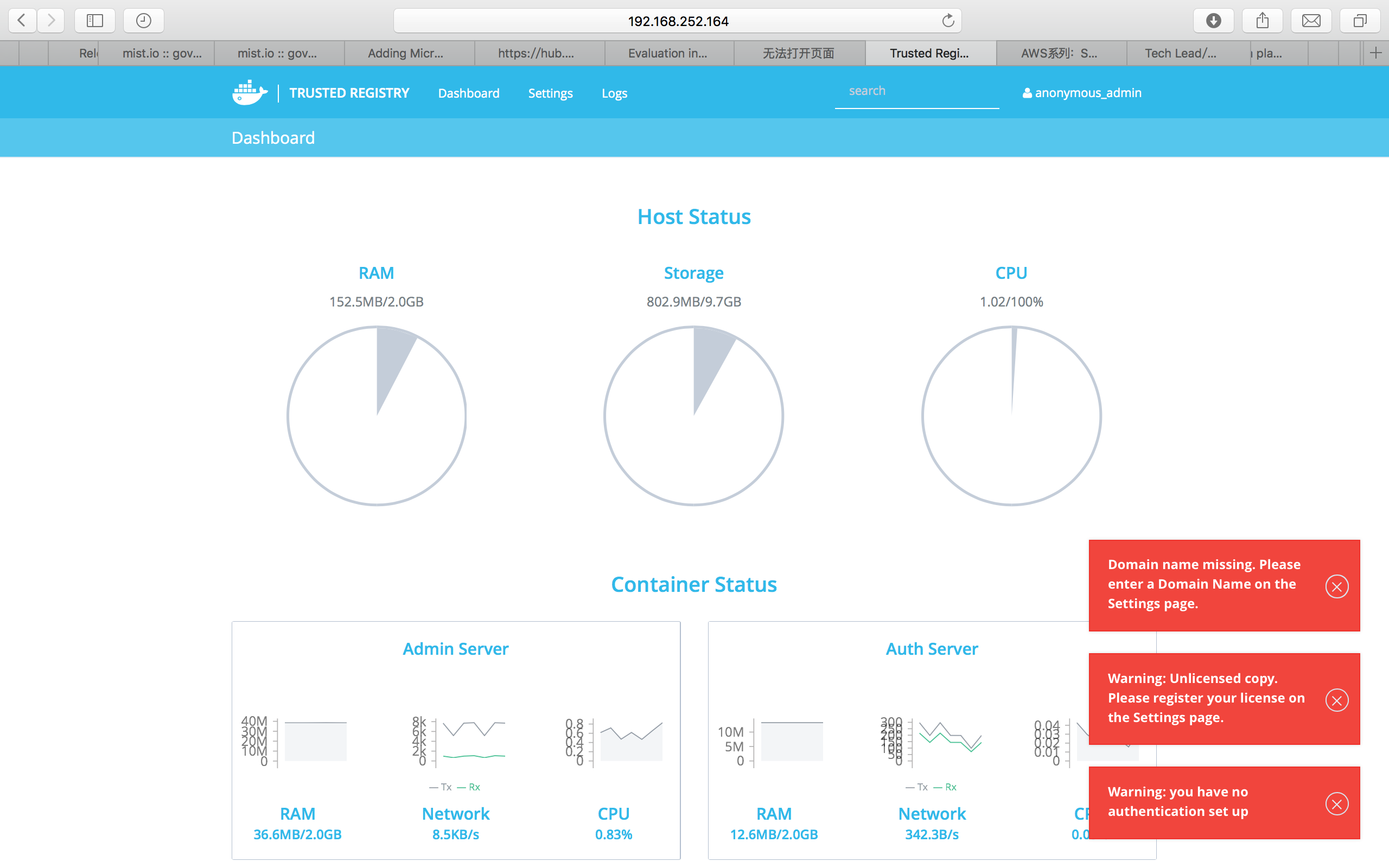 docker datacenter